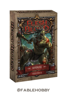 Heavy Hitters Rhinar Blitz Hero Deck