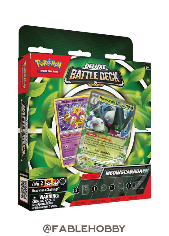 Pokémon Meowscarada ex Deluxe Battle Deck