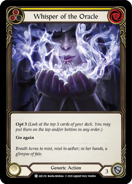 Whisper of the Oracle (Yellow)