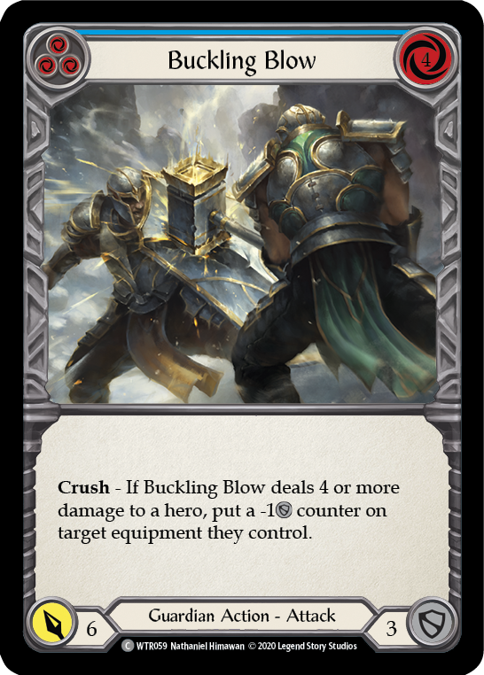 Buckling Blow (Blue)